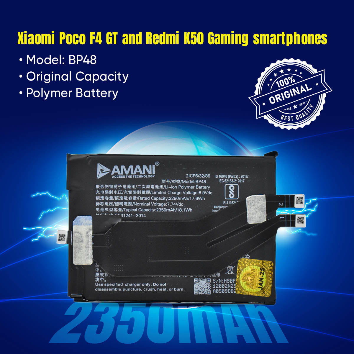 BP48 (DOUBLE BATTERY)