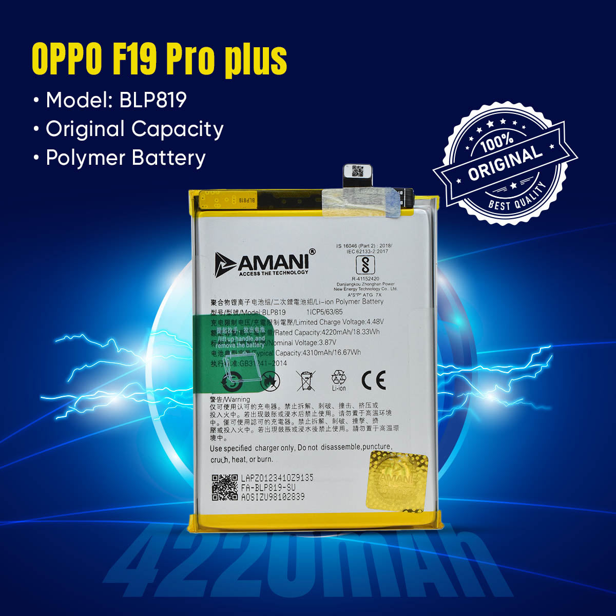 BLP819 Reno 5 / Reno 5 Lite Z / Reno6 4G