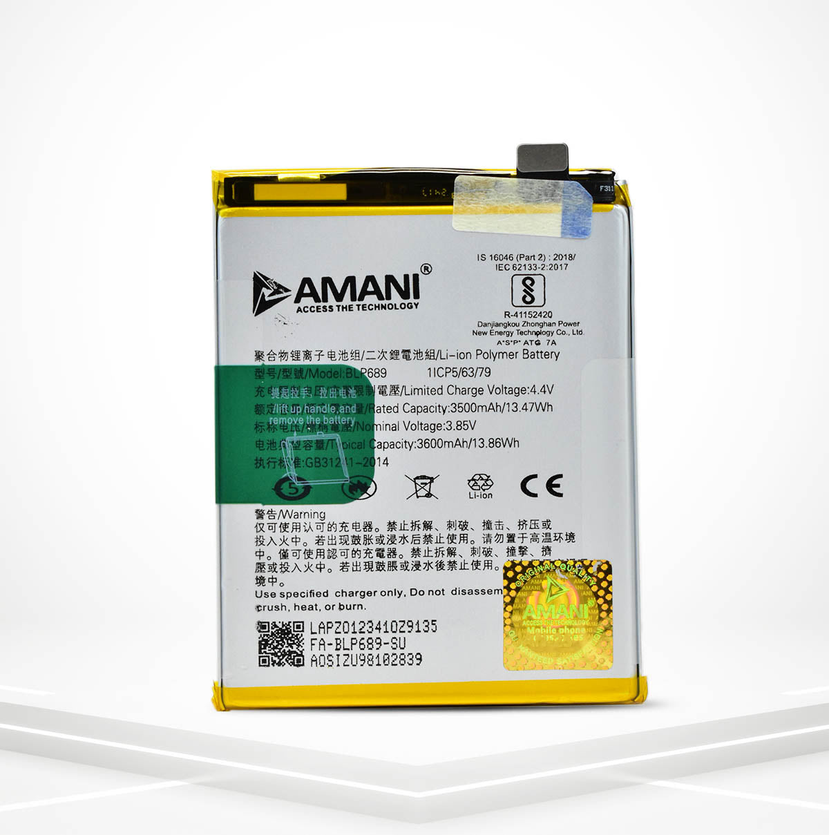 BLP689 / BLP695 / A7X / F9 / R17 /F9 / R15X / K1 / REALME 2 PRO / 2 PRIME / F9 PRO / F9