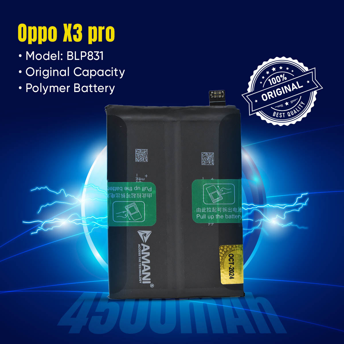 BLP831 (DOUBLE BATTERY)
