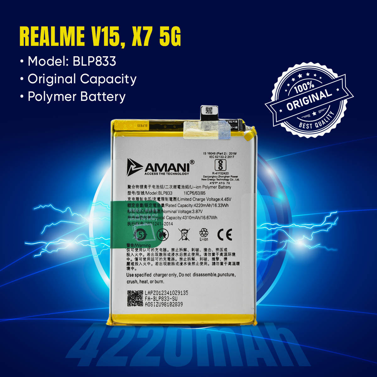blp833 / Realme V15 / X7 5G