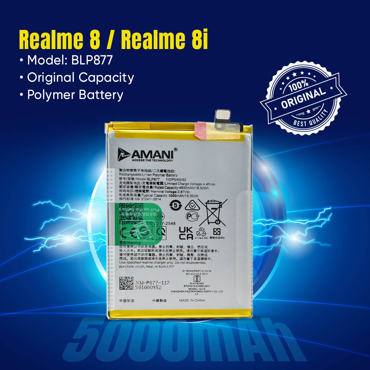 BLP877 / REALME 8i / 3C5