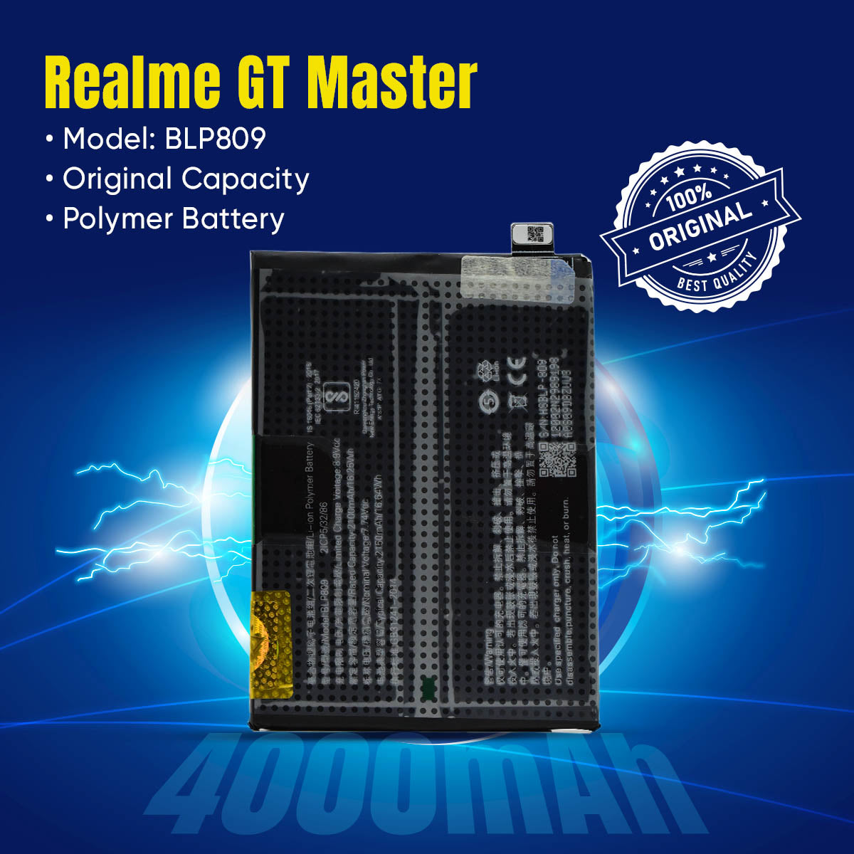 BLP809 / REALME GT MASTER (DOUBLE BATTERY)