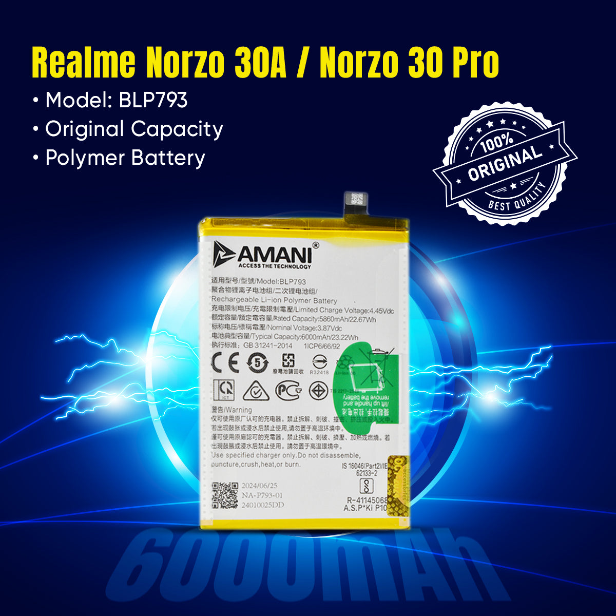 BLP793 / Realme C12 / C15 / Realme Narzo 20