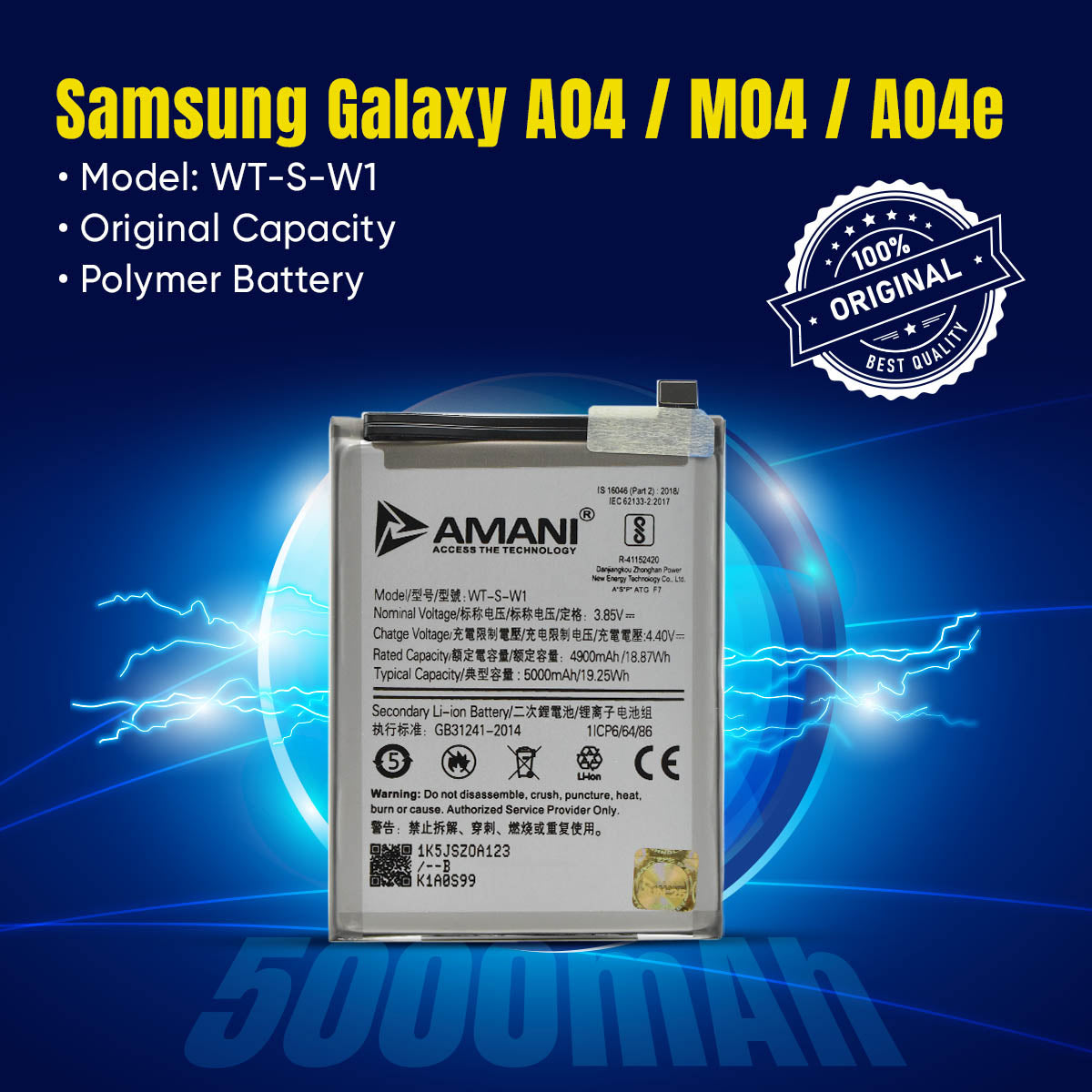 WT SW1 / A03S / A22 5G / A04 / A03 CORE / A22