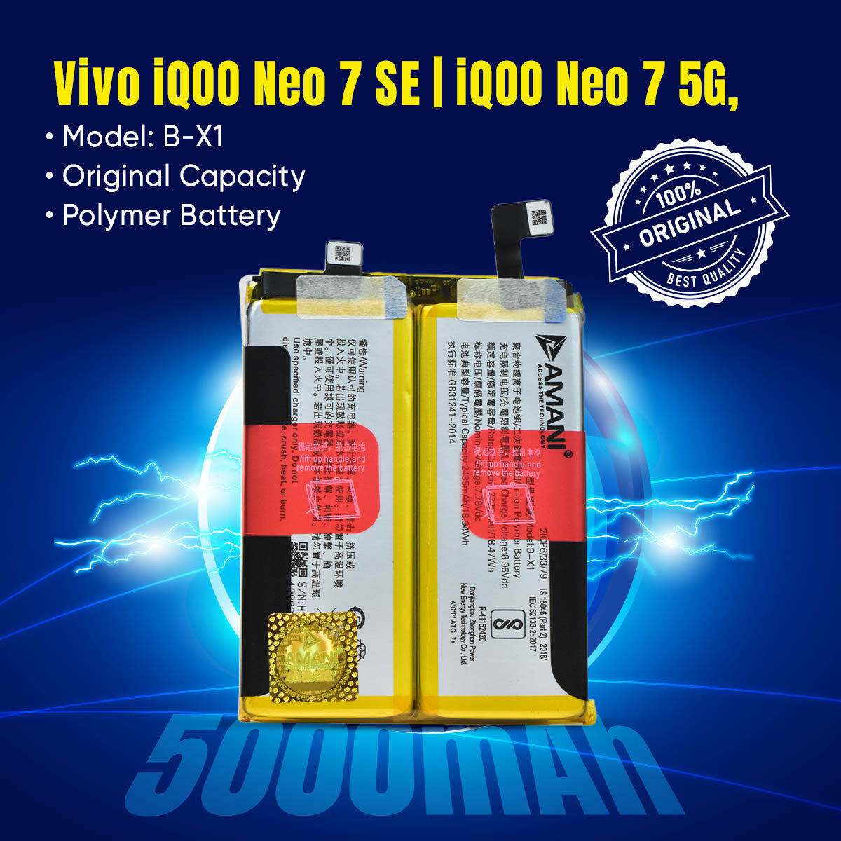 B-X1 (DOUBLE BATTERY)