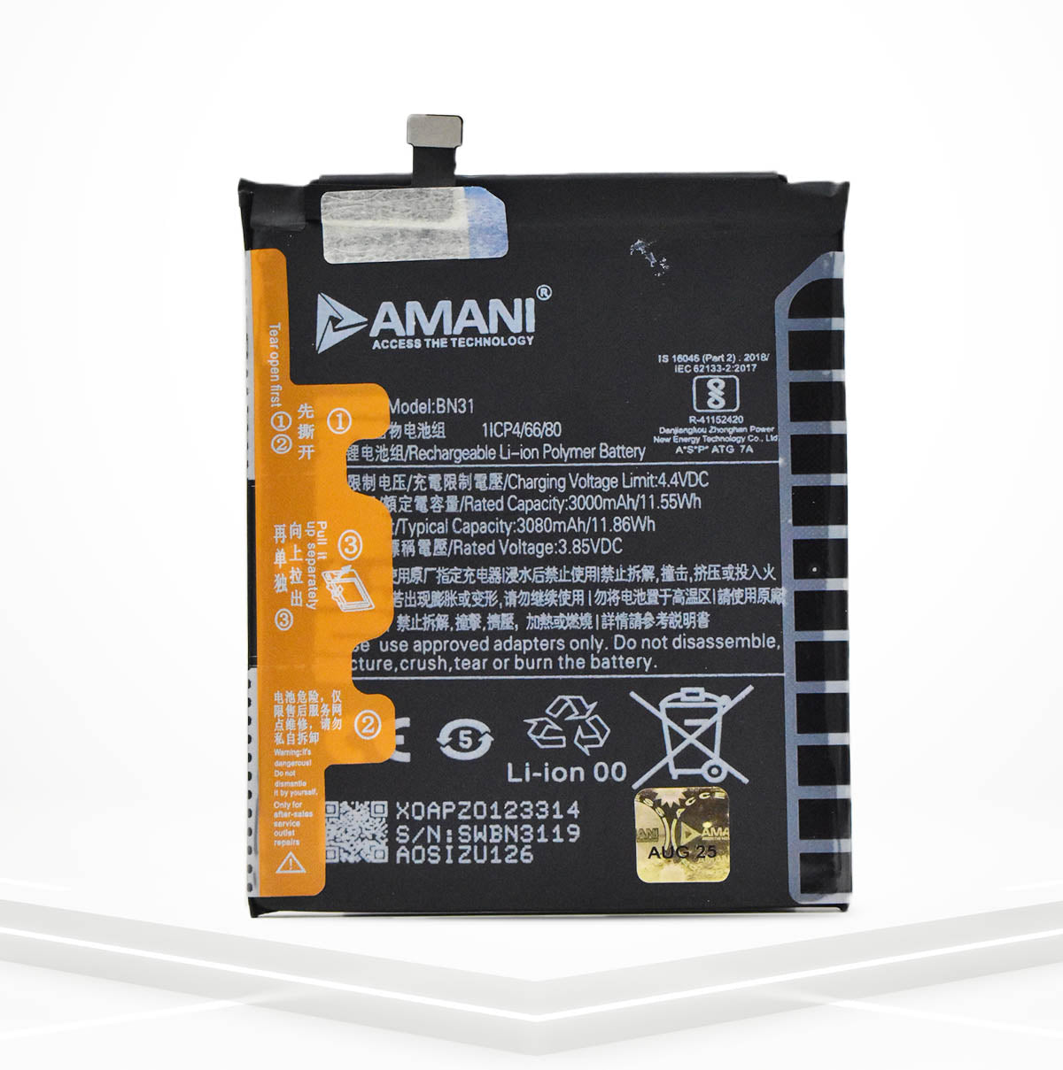 BN31 / MI 5X / MI Y1 / Y2 / Y1 LITE / A1